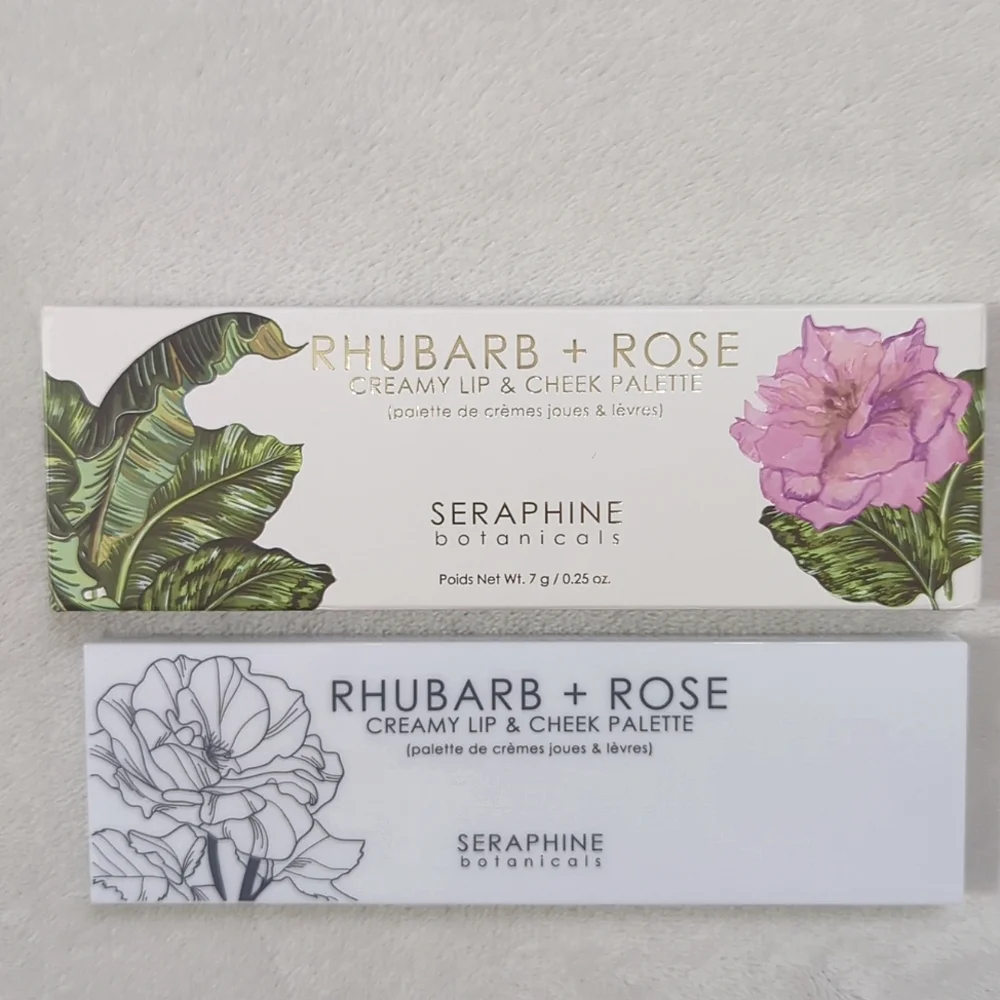 ​Seraphine Botanicals Cream Lip Cheek Palette & SLMISSGLAM Blush Brush Bundle
